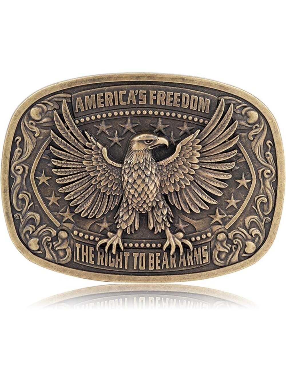 Men 2-eagle B Western Cowgirl Rodeo Longhorn Bull Belt Buckles